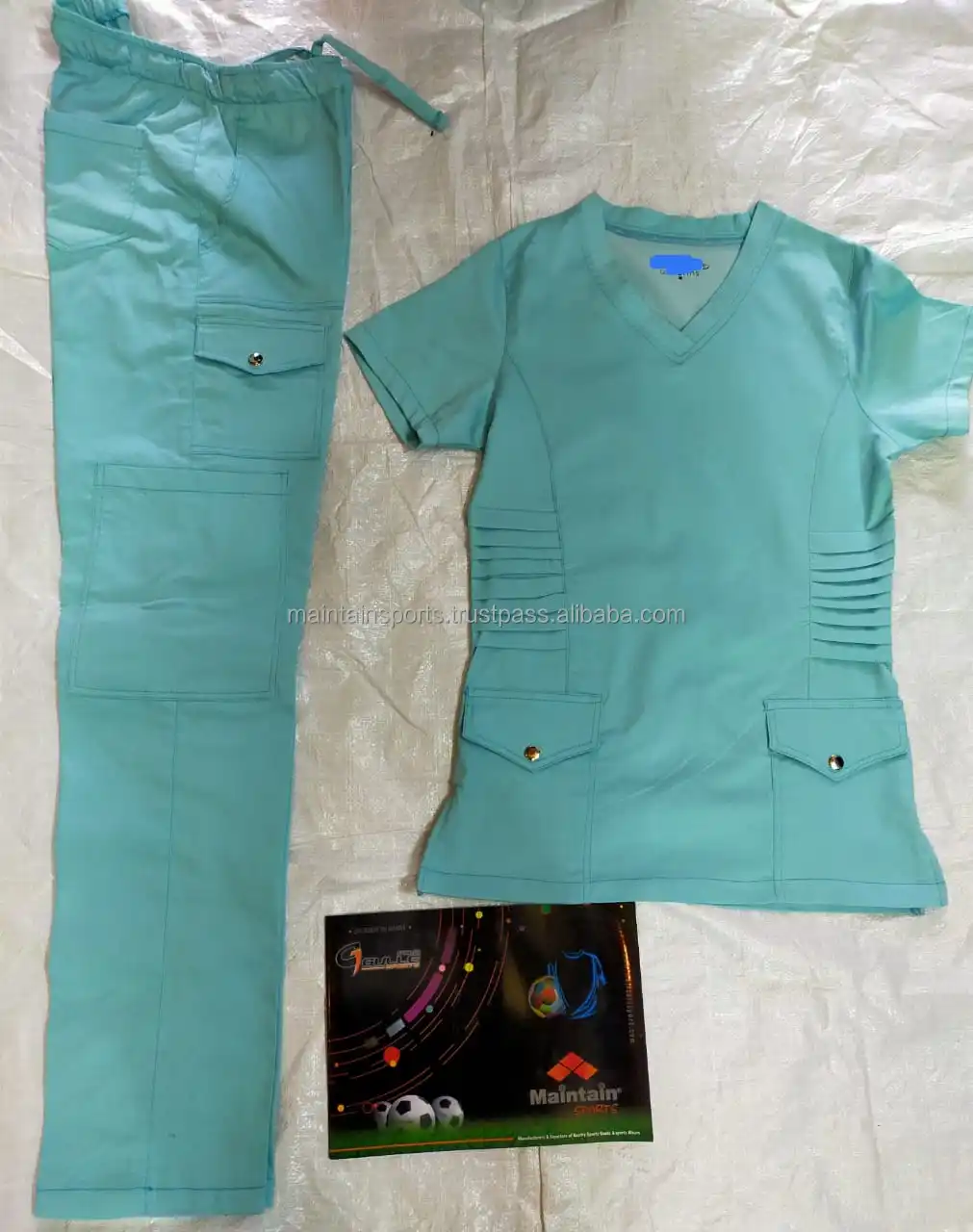 2023 Spring Zipper Scrubs Uniforms Sets Medical Nursing Tracksuit Nurse