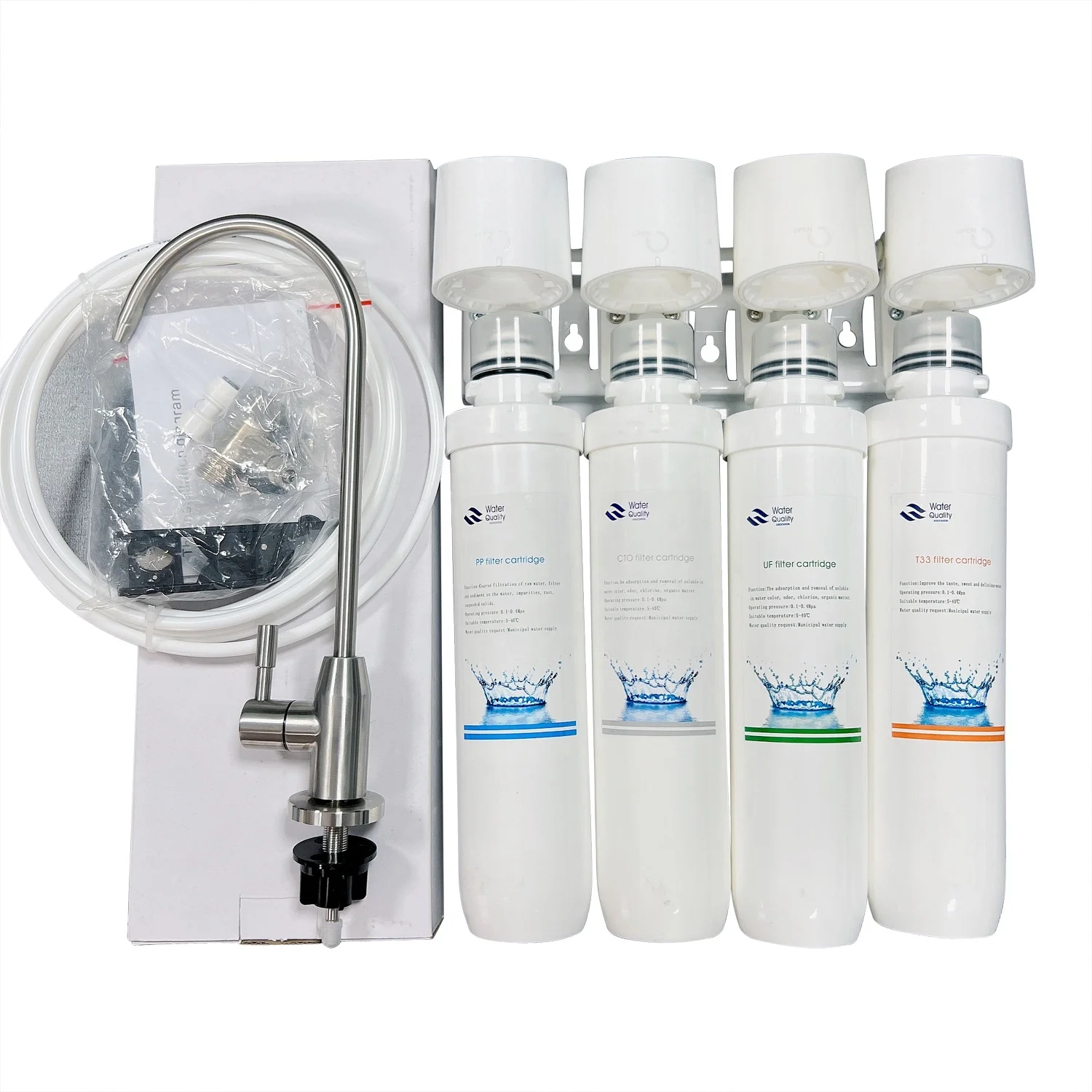 Water Filter System Quick Fitting Under Sink Application For Drinking