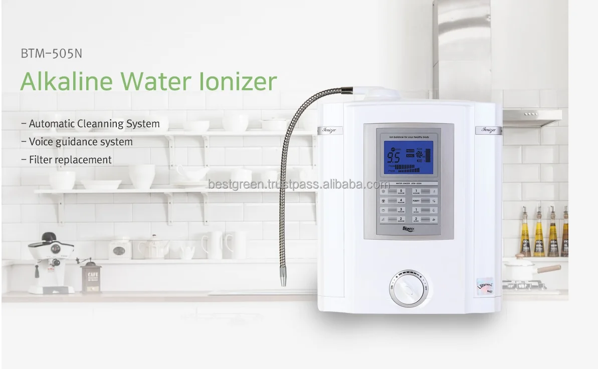 Alkaline Water Ionizer With Dual Filter Btm505n Made In Korea 5 7 9
