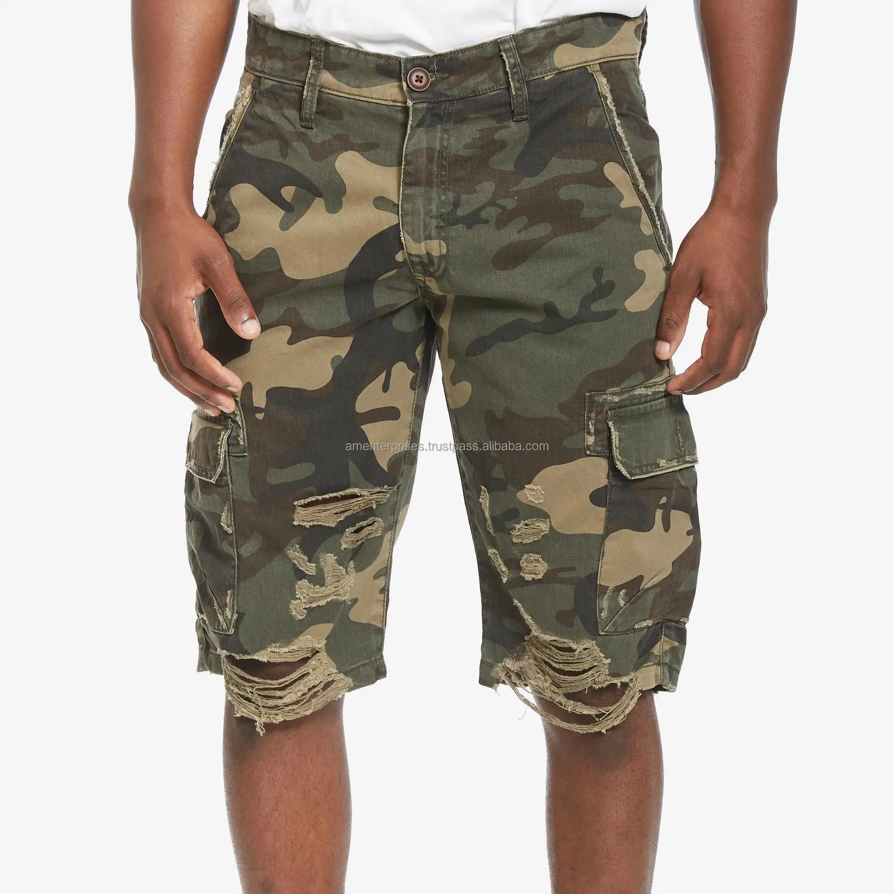 Casual Wear Summer Clothing Men Cargo Shorts Breathable Men Cargo