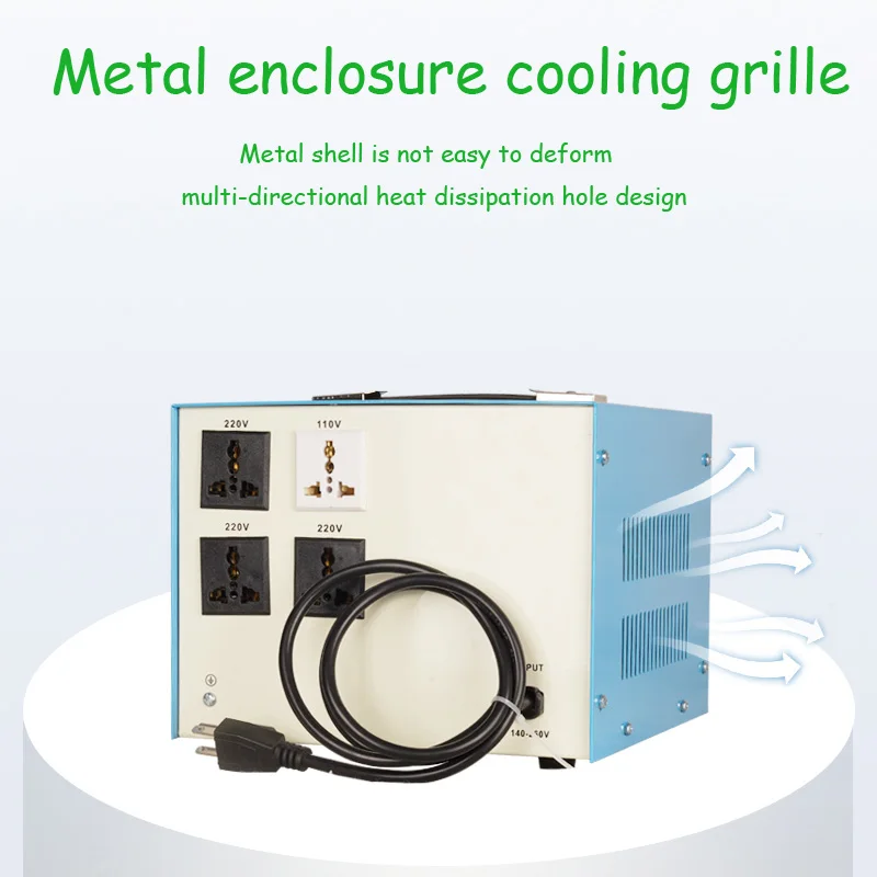 Krisbow SVC-2000VA 自動電圧調整器 SHGF SVC-2000VA Single Phase Voltage Stabilizer 2KW AVR