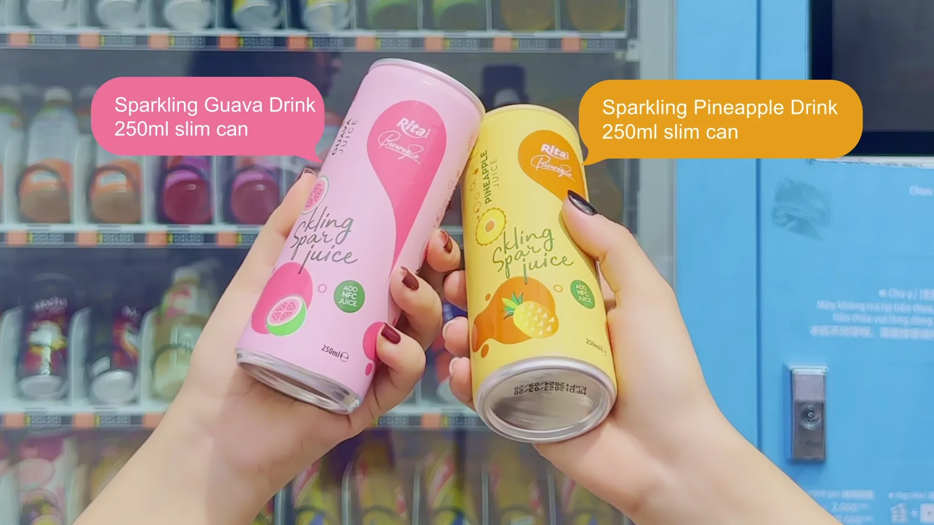 Vietnam Company Beverage Carbonated Drink Boosts Immunity 250 Ml Canned