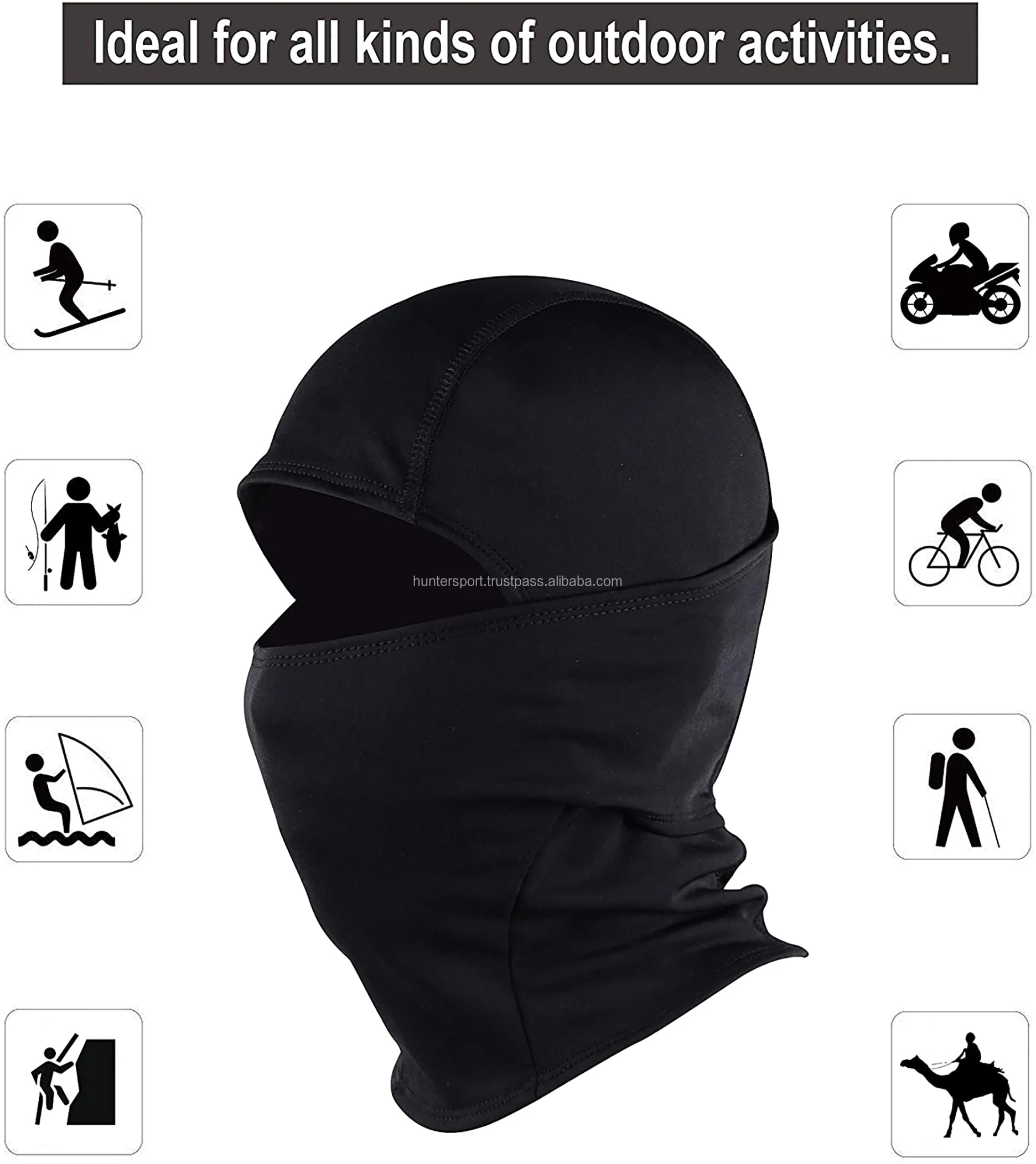 Factory Wholesale Balaclava For Motorcycle Bike Riding Hunting Outdoor