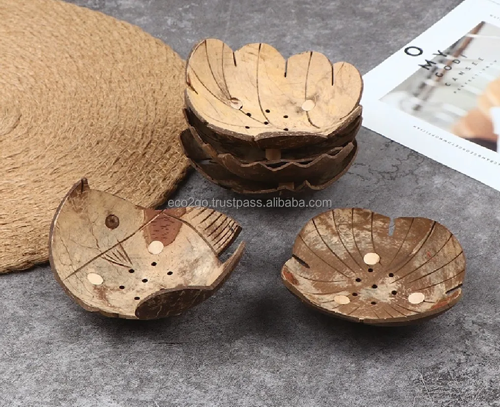 Hot Sale 2022!!! Coconut Soap Dish/ Coconut Soap Holder/ Coconut Soap