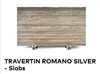 Láminas de Travertino Romano Plata