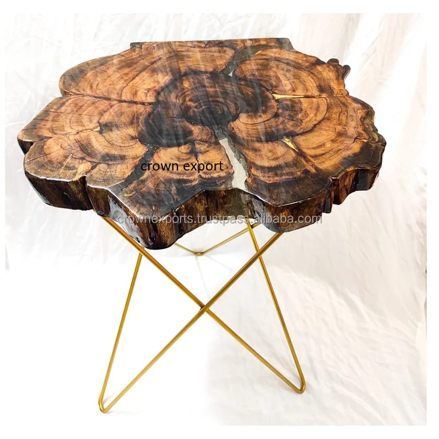 Handmade Epoxy Resin Table Epoxy River Table Wood Epoxy Dining Table