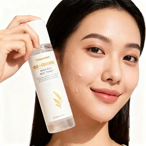Best Seller Dry Milky Toner Liquid Rice Glow Face Toner Anti-Wrinkle Anti-Acne Soothing Brightening Moisturizing Effects