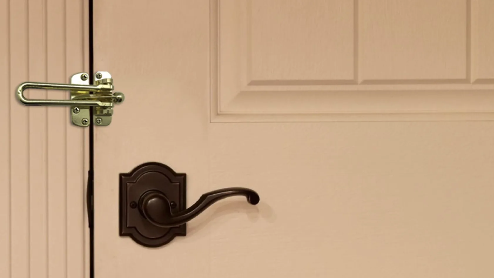 Howtool D106bp Swing Bar Lock Latch Home Hotel Security Front Door