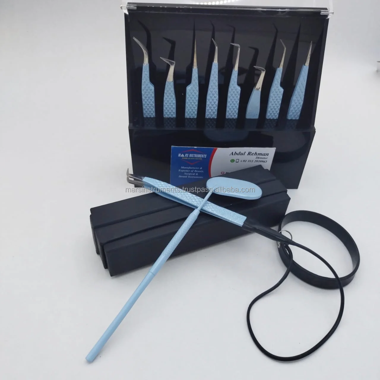 Best Fiber Tips Professional Solid Eyelash Extension Tweezers For Make