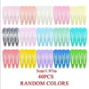 Colorful water drop bb clip 40-piece set