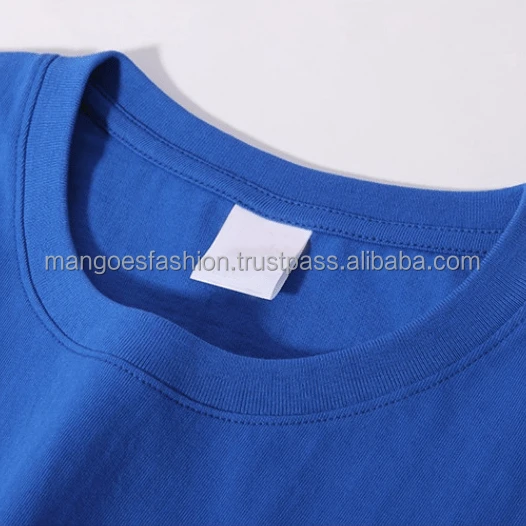 Custom Your Brand Logo DTG Printing Polyester/Cotton Canvas Men's Formal Luxury T-Shirt Turtleneck Collar High Quality