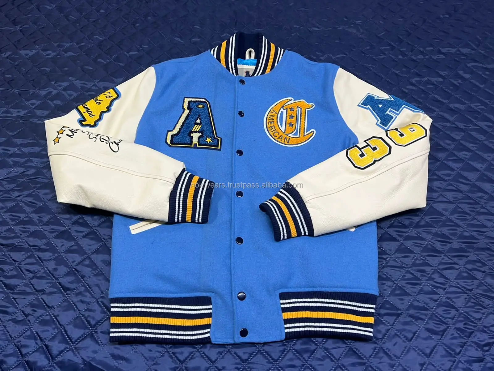 High Quality Custom Greek Letterman Varsity Jackets Custom Varsity ...