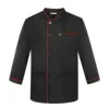 Black With Red Trim Long Sleeve