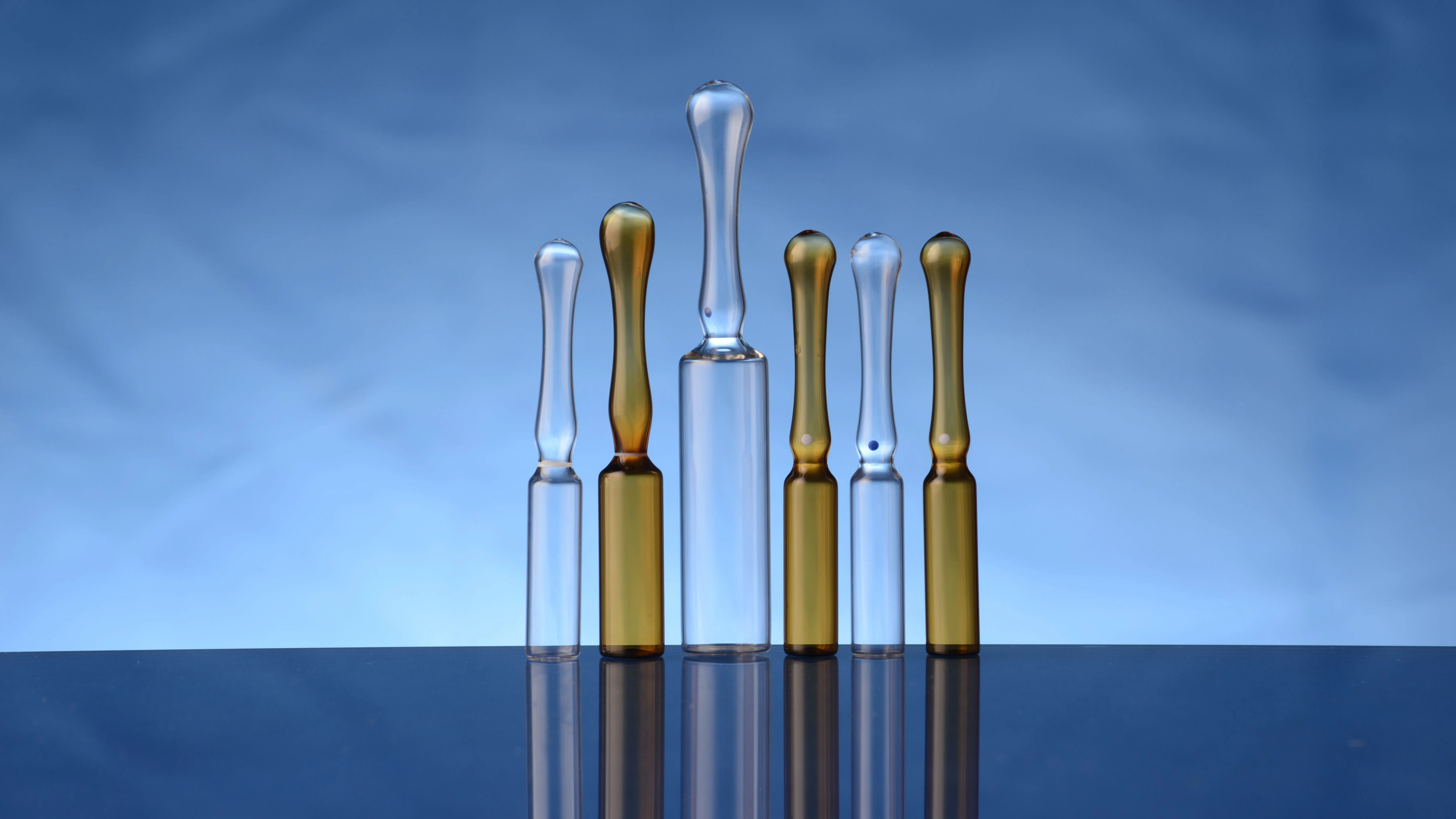 1ml Medical Ampoule Vial Empty Amber Glass Ampoules Manufacturer Type B