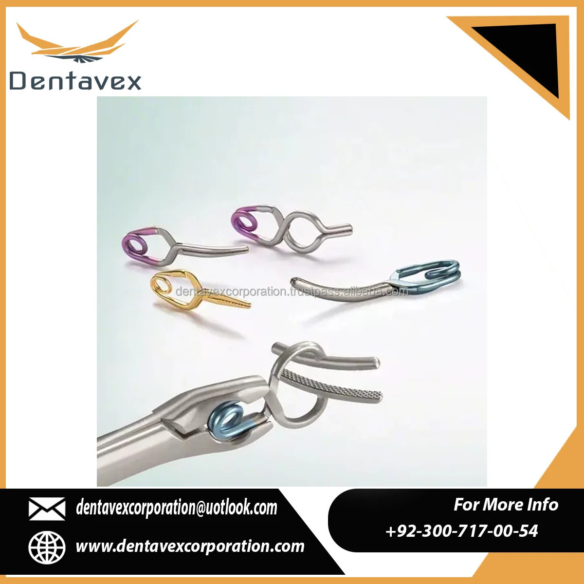 Titanium Implants Aneurysm Clips For Surgery Instruments / Hot Selling