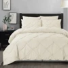 Cream - Pintuck Quilt Cover