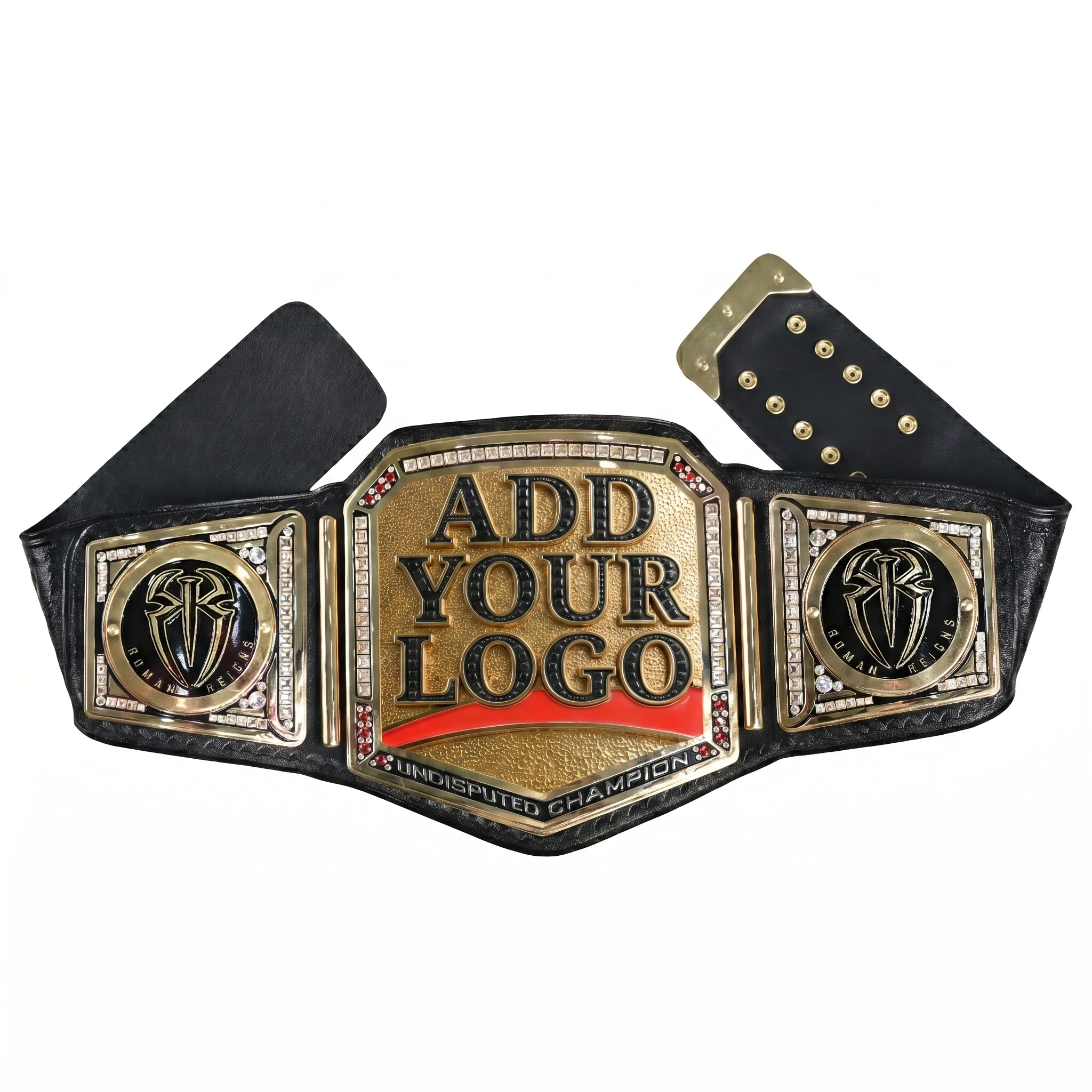 WWE Roman Reigns アンディスピューテッド ベルト 本革製カスタムベルト