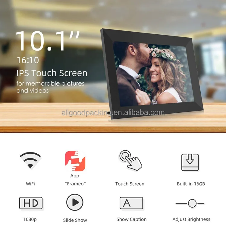Cheapest Hd Wifi Digital Photo Frame Touch Screen Digital Picture Frame