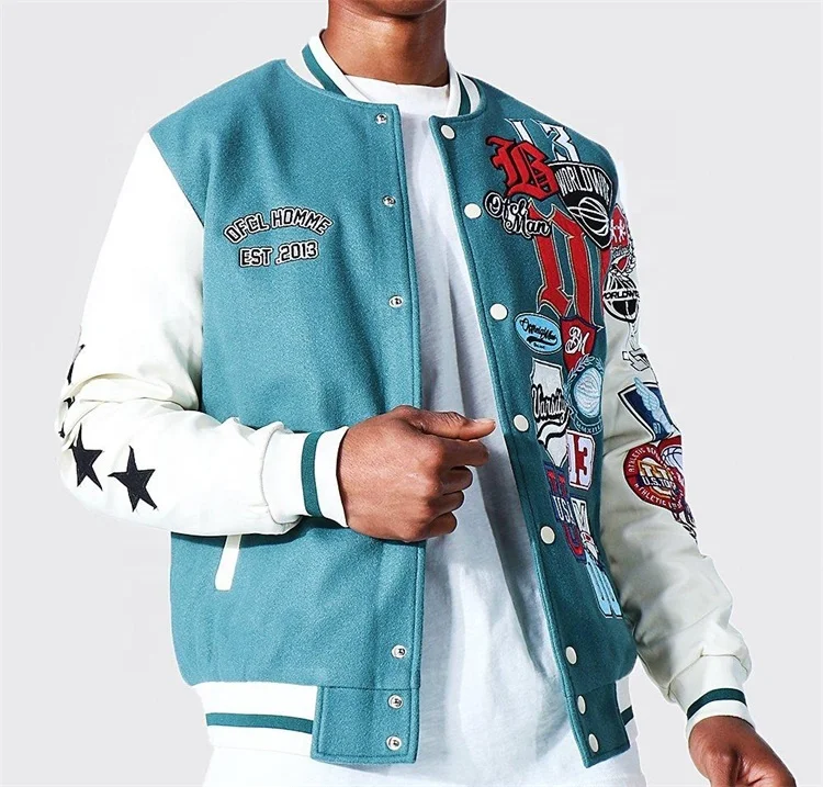 Hot Style Custom Varsity Jacket/Men's Melton Wool Varsity Jackets Wholesale  Letterman jacket with leather sleeves| Alibaba.com