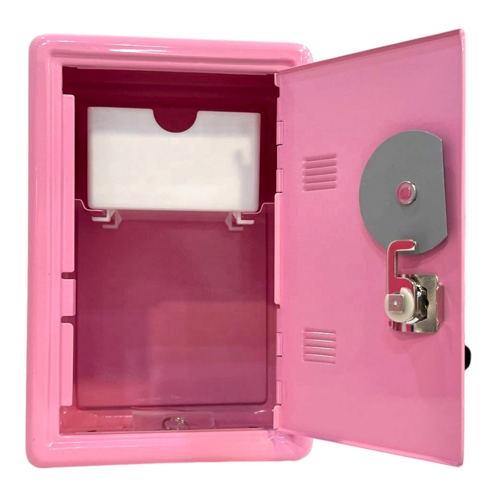 Dual-Key Combination Lock Metal Money Box Rectangle Shape Cold Rolled ...