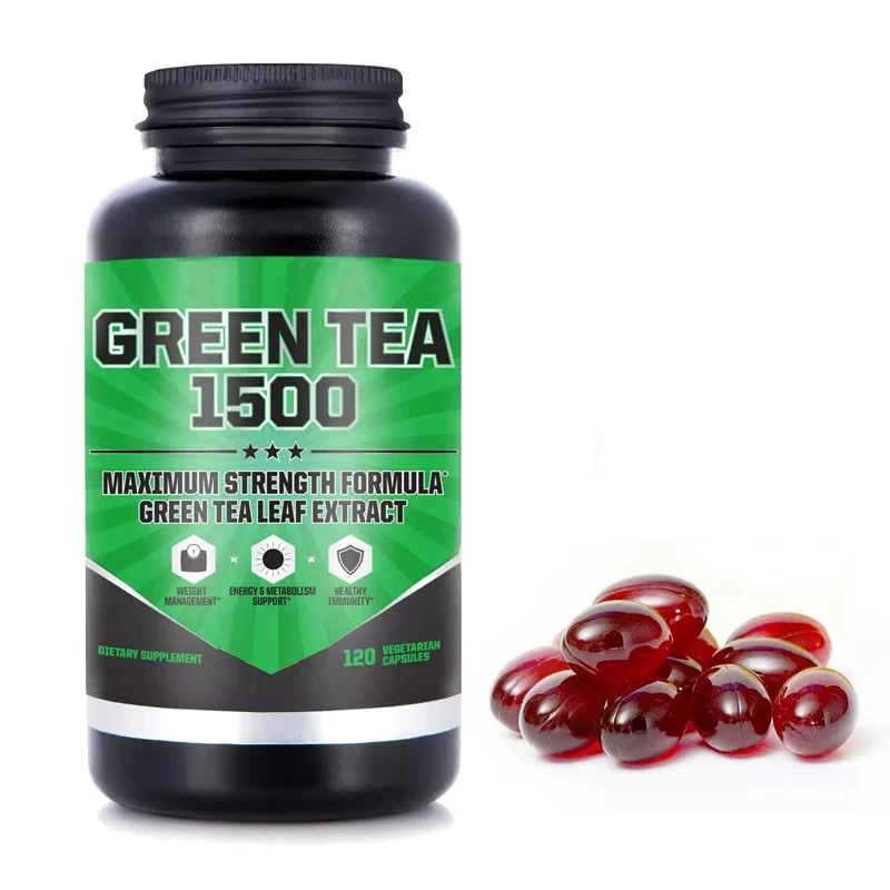 Weight Loss Pills Wholesale 100% Natural Max Pure Herbal L-carnitine + Green Tea Polyphenols Fast Slimming Soft Gels Capsules