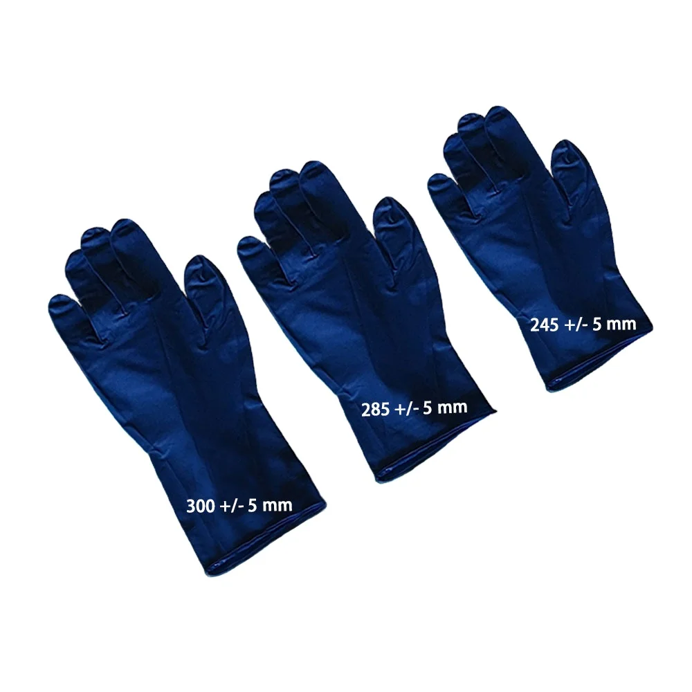 navy blue nitrile gloves