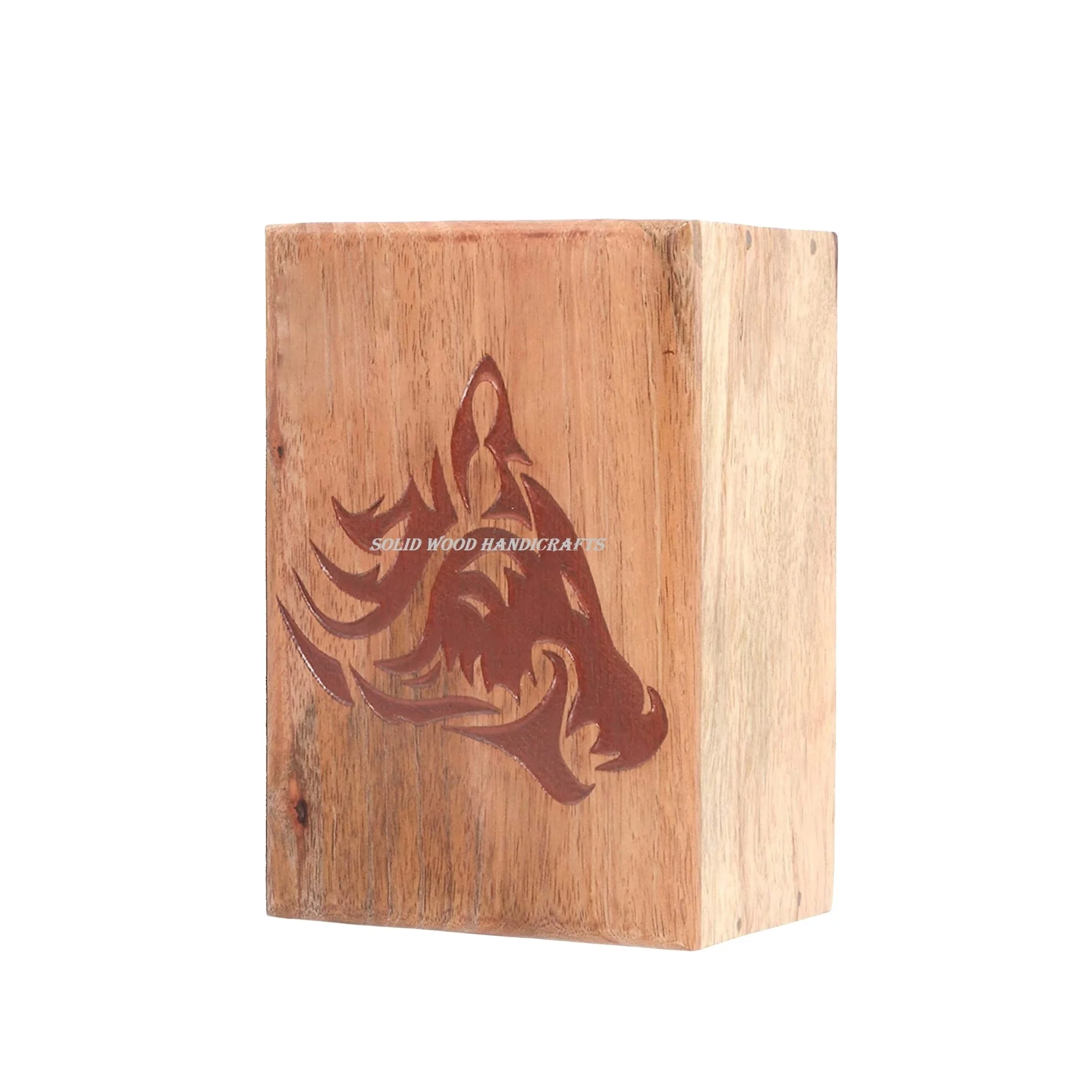 Urn Box Dog Ashes Wooden Memorial Custom Wholesale Price With Picture
