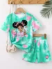 Mint Tie-Dye Fun Girl Set