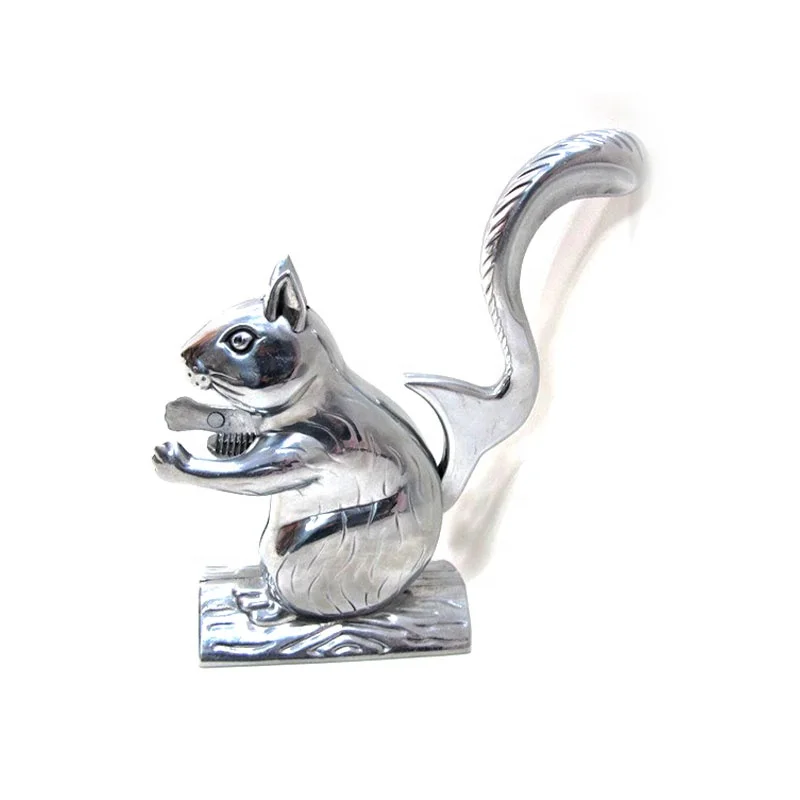 Алюминиевый щипцы для орехов в форме белки инструменты