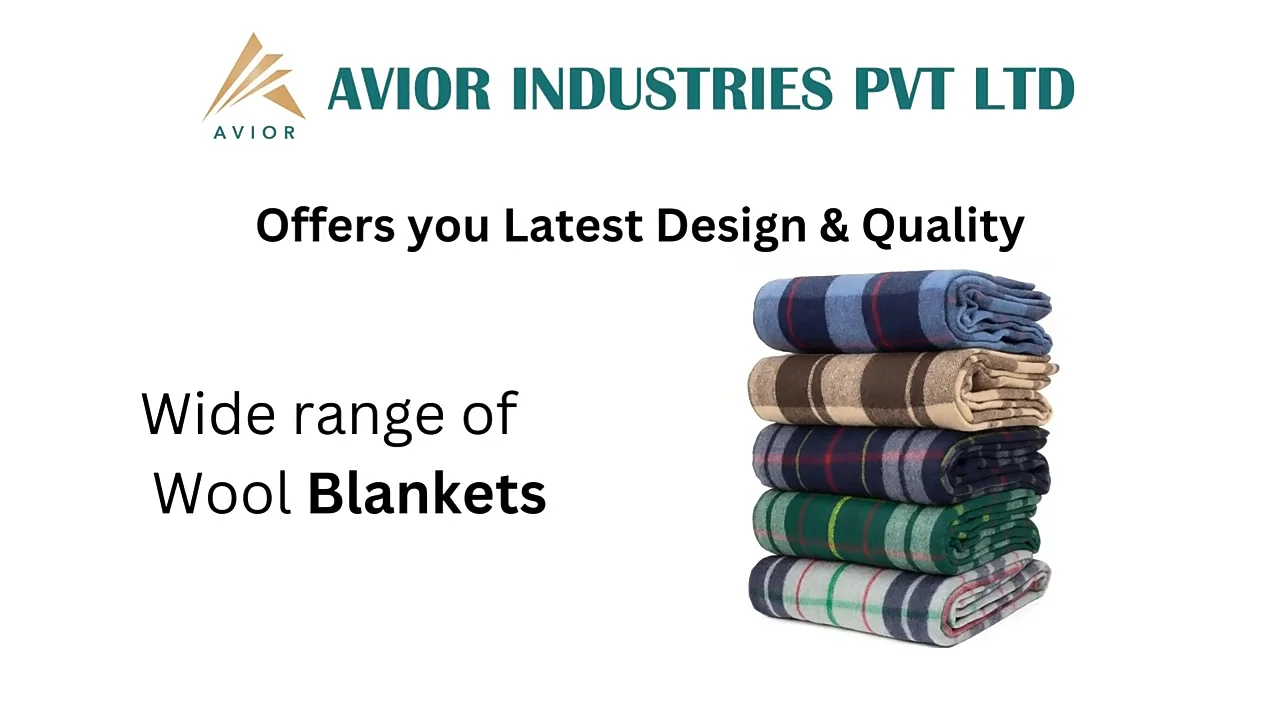 Soft Touch Pure Wool Swiss Logo Wool Blankets Swiss Cross Wool Blankets High Quality Made In