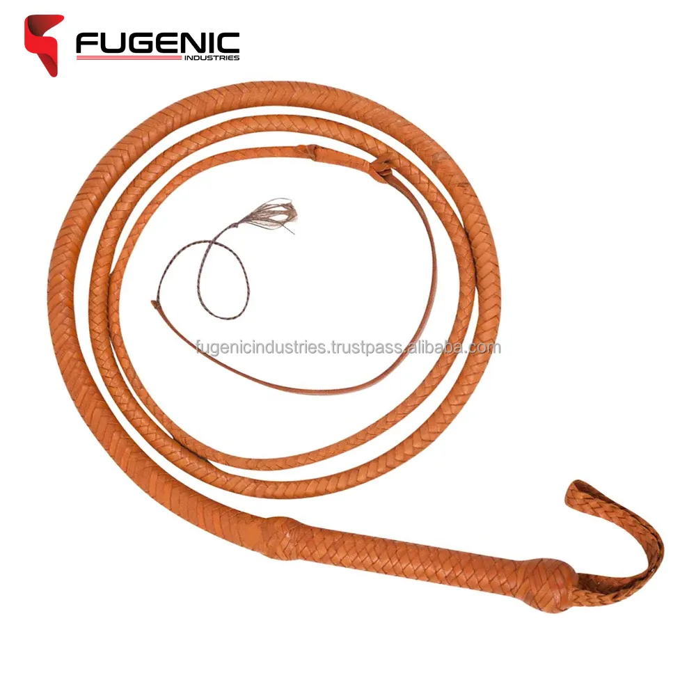 Hand Made Heavy Bull Whip Color 4 To 16 Feet 14 Plaits Custom Bull Whip