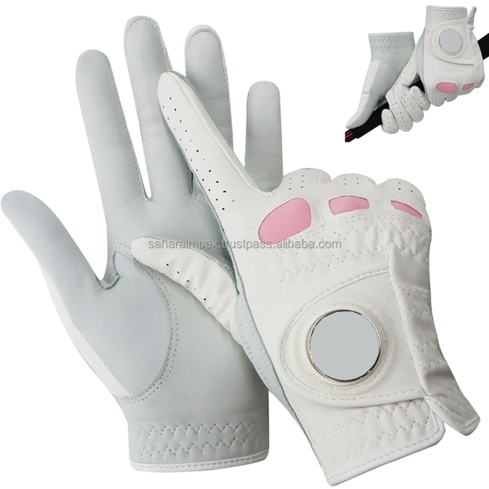 Fresh Design Soft Feel Custom Golf Gloves Breathable Nonslip Cabretta