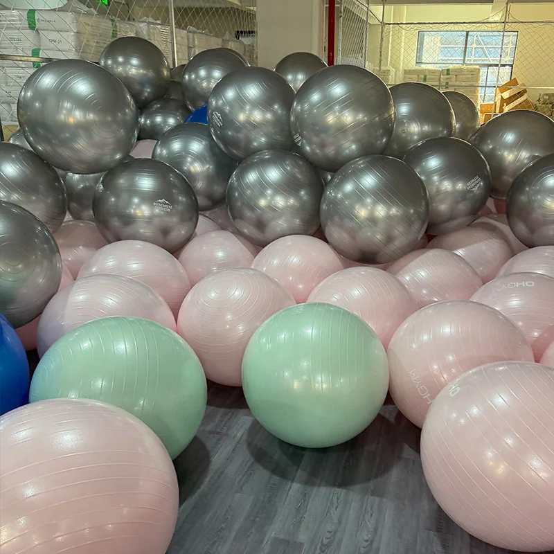 PVC Anti Burst Frosted Mini Yoga Ball Pilates Wheat Tube Ball Gymnastics product detail 1