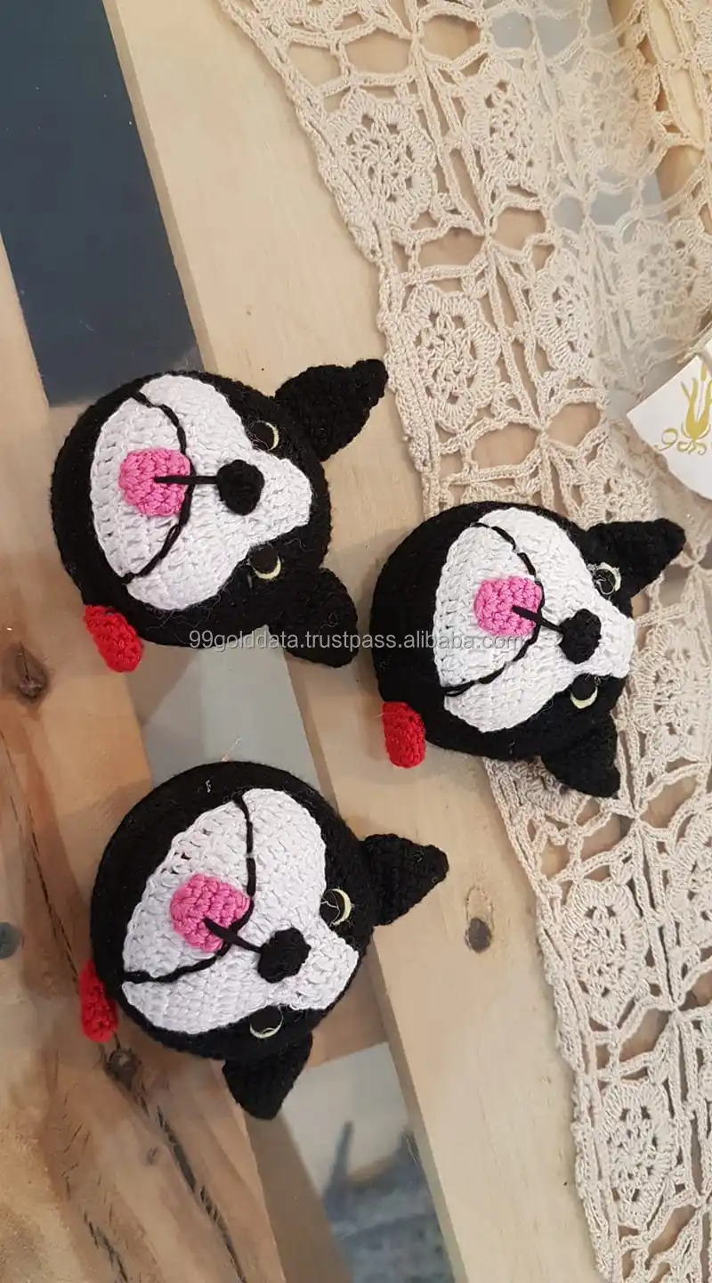 Hot Selling Handmade Crochet Animal Doll Stuffed Plush Toy Made In