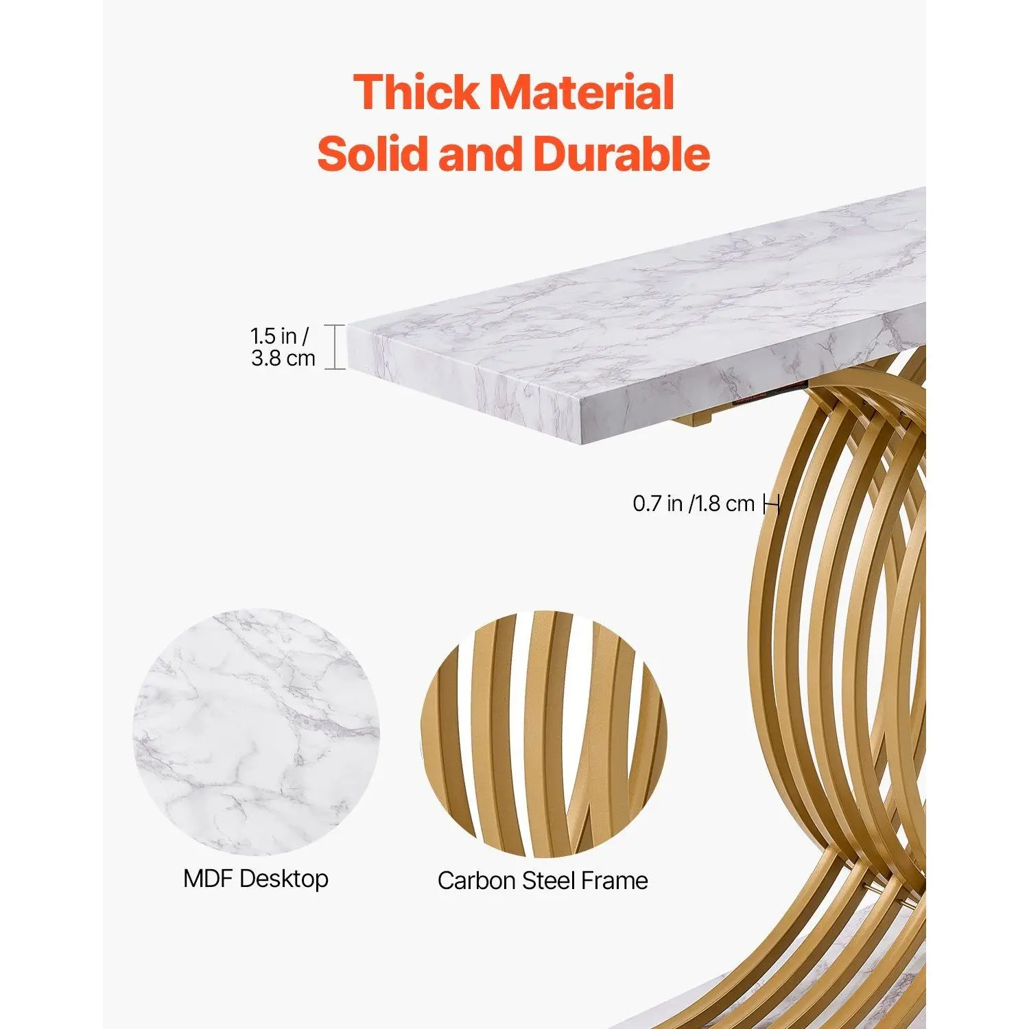 Elvarenae Aurelia Slim Console Table — product detail
