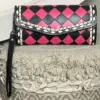 Dark Pink & Black Checkered