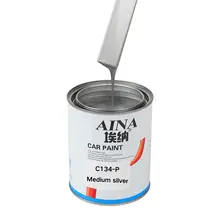 Economy C134-P 1K Acrylic Silver Car Repair Paint High Flash Metal Particles Quick Drying Easy Spray Full Color Automotive