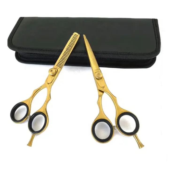 CNC Technology Japan VG10 Steel Texturizing Barber Scissors Professional Hair Shears Super Soft Hair Thinning Scissors