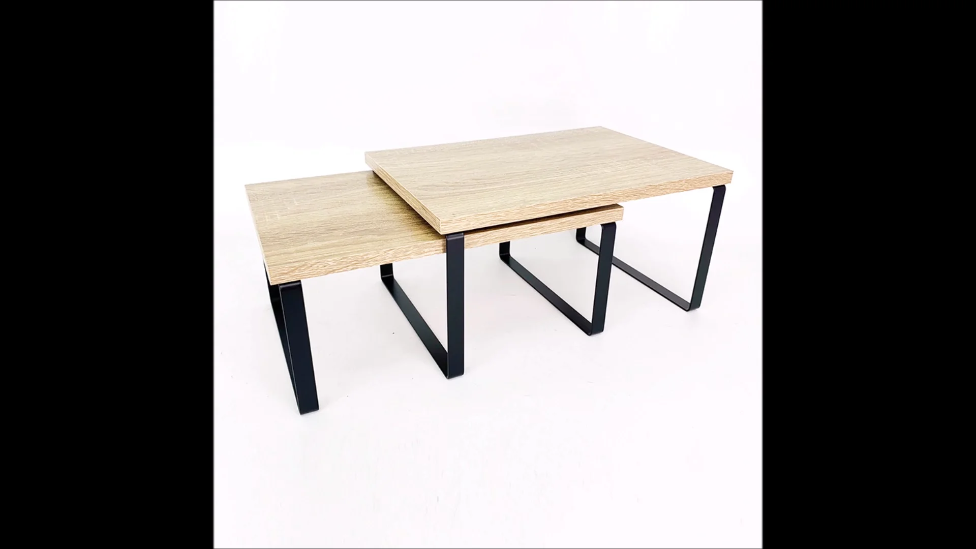 Modern Design 2 Pieces Stackable Storage Table - Buy Stack Table