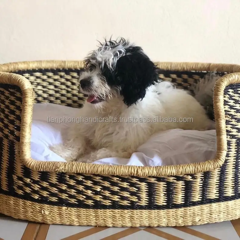 Xl Dog Bed Basket Woven Dog Basket Handmade Pet Bed Custom Pet