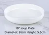 10-inch deep round plate
