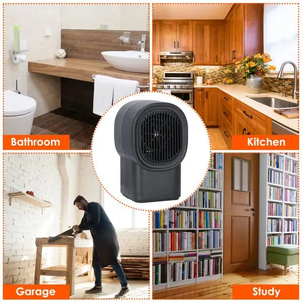 Electric Heater, Portable, 500W - detail 4