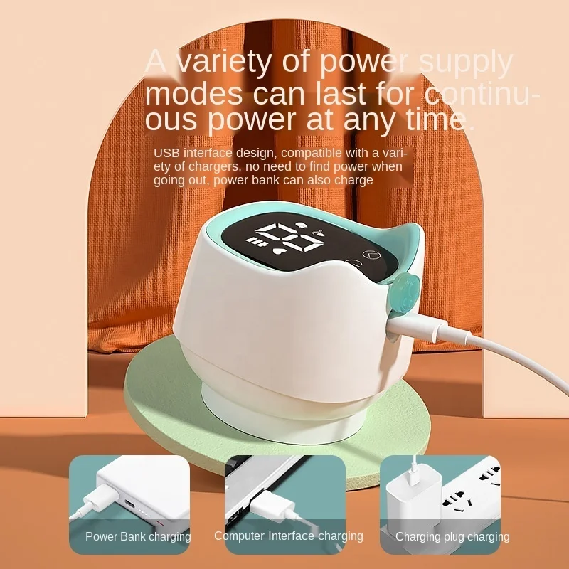 180ML Electric Breast Pump 3 Models 9 Gears Rechargeable Breast Feeding Pump Food Grade Silicone PP PPSU BreastPump BPA Free
