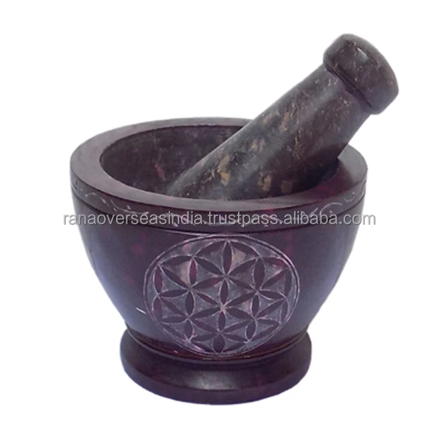 Marble Mortar And Pestle Set - Large Heavy White Marble - Quality Herb and  Spice Grinder - Mortar Pestle Set - Gift for Mom