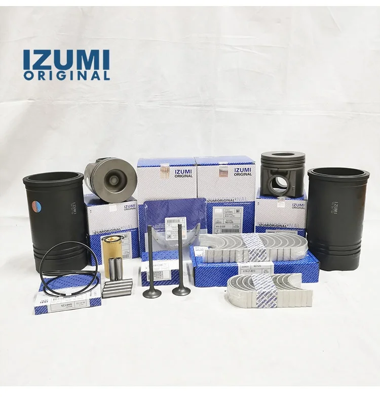 IZUMI ORIGINAL 6D125 S6D125 Diesel Engine Parts Overhaul Rebuild Repair Liner Kit FOR KOMATSU supplier