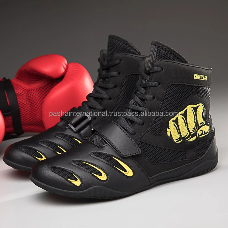 Custom Made Professional Boxing Shoes Men Women Embroidered Boxing