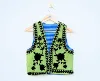 Light Green with Blue Striped Lining