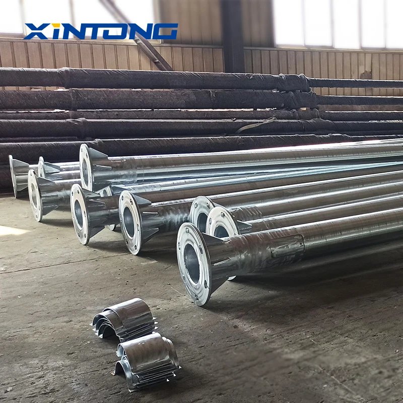 XINTONG под заказ 9 м 10 м сталь Q235 горячеоцинкованный уличный фонарный столб