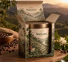 terre cuite brûlée, crème et olive foncé