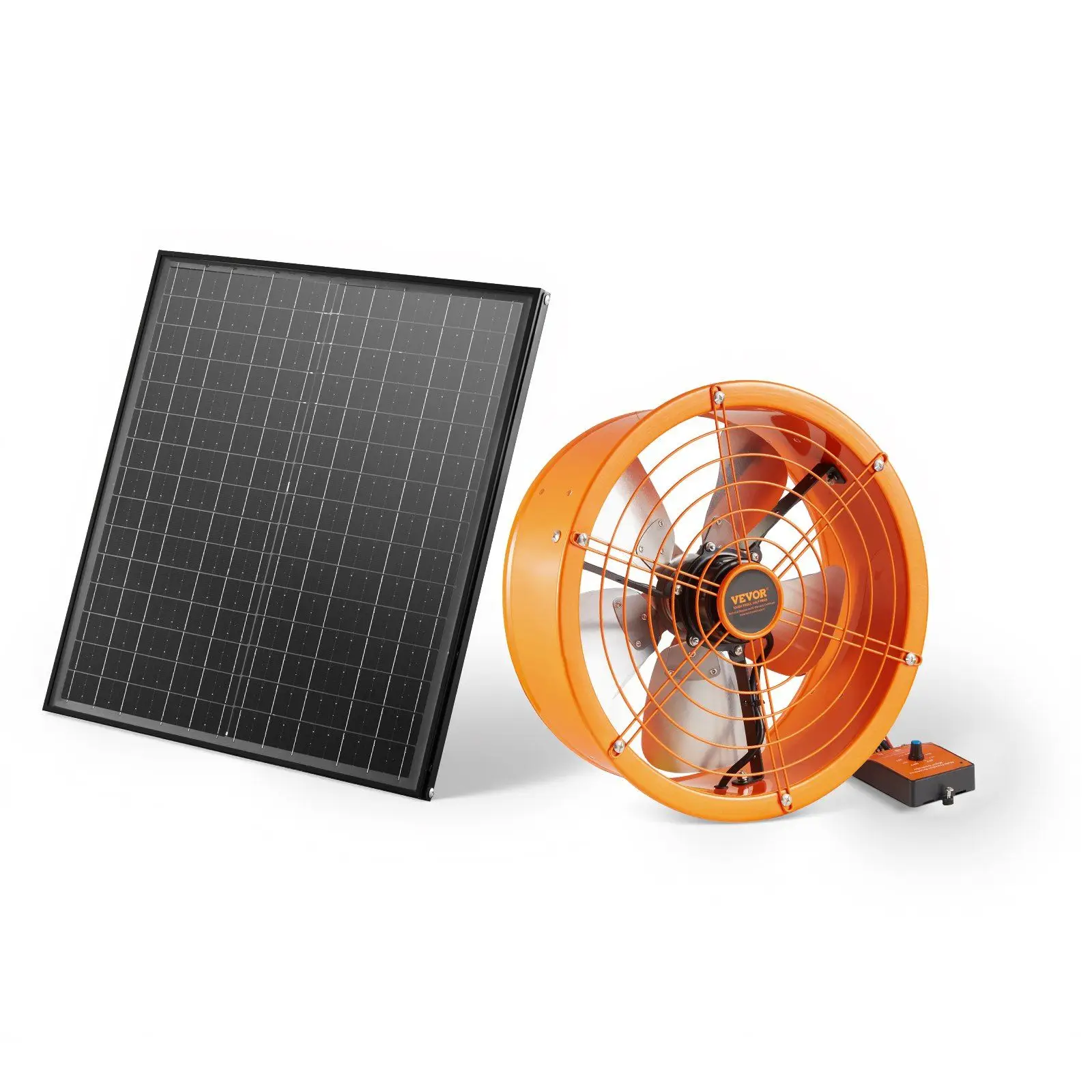 Mount Attic Exhaust Fan, 14-Inch, Solar, 1300, CFM - detail 2